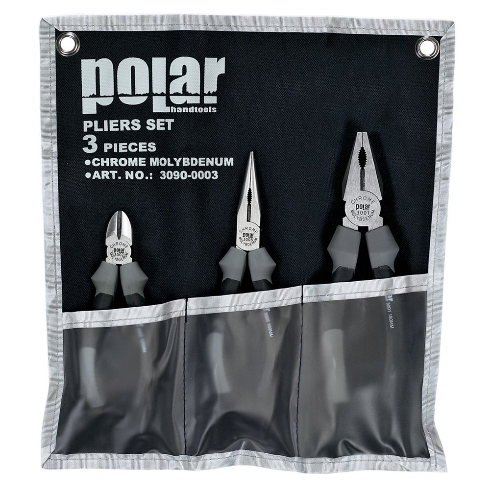 Polar 3090-0003 Tools Zangen-Set, 3-teilig