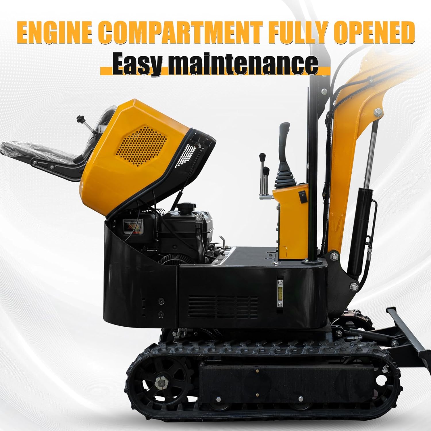 MMS Mini Excavator MS10C wide attachment compatibility