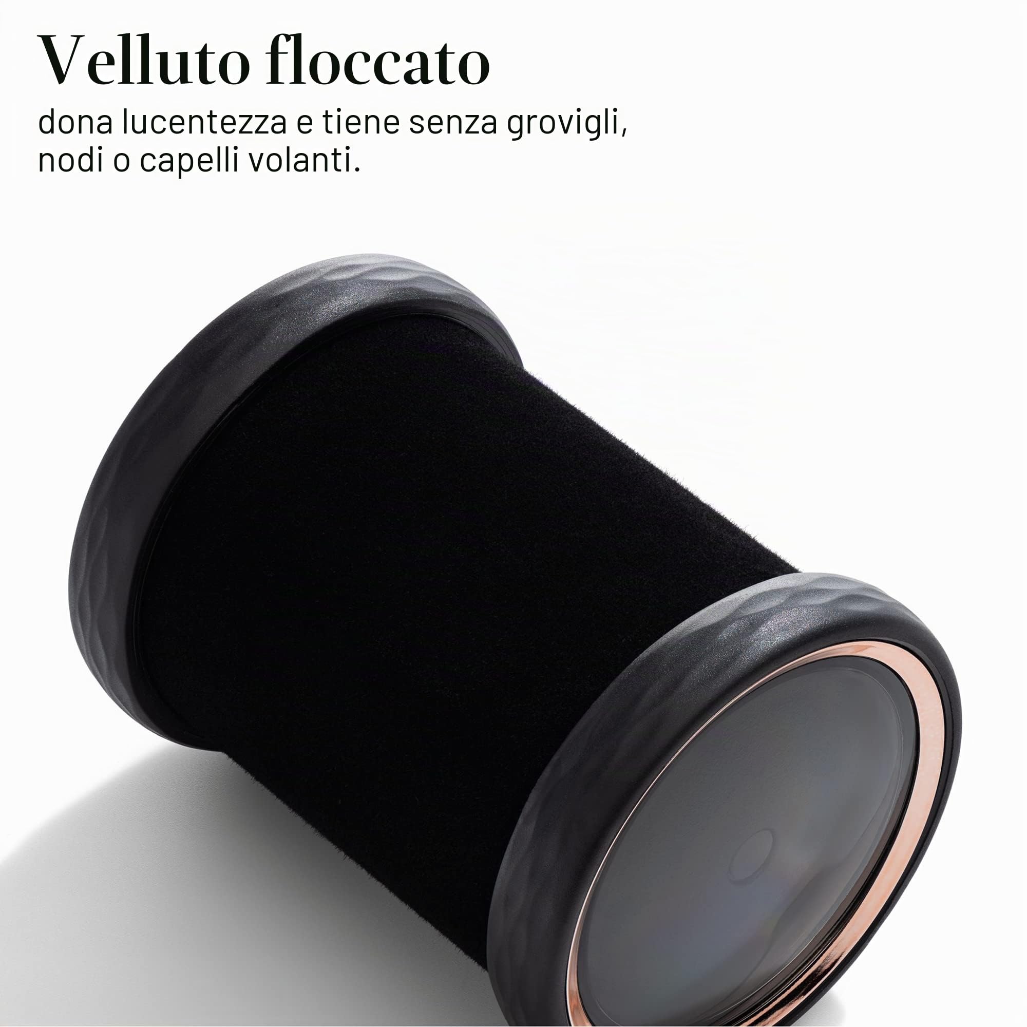 T3 Bigodini termici volumizzanti LUXE (2 ct.) per volume, corpo e lucentezza che durano nel tempo, compatibile solo il set di bigodini termici volumizzant