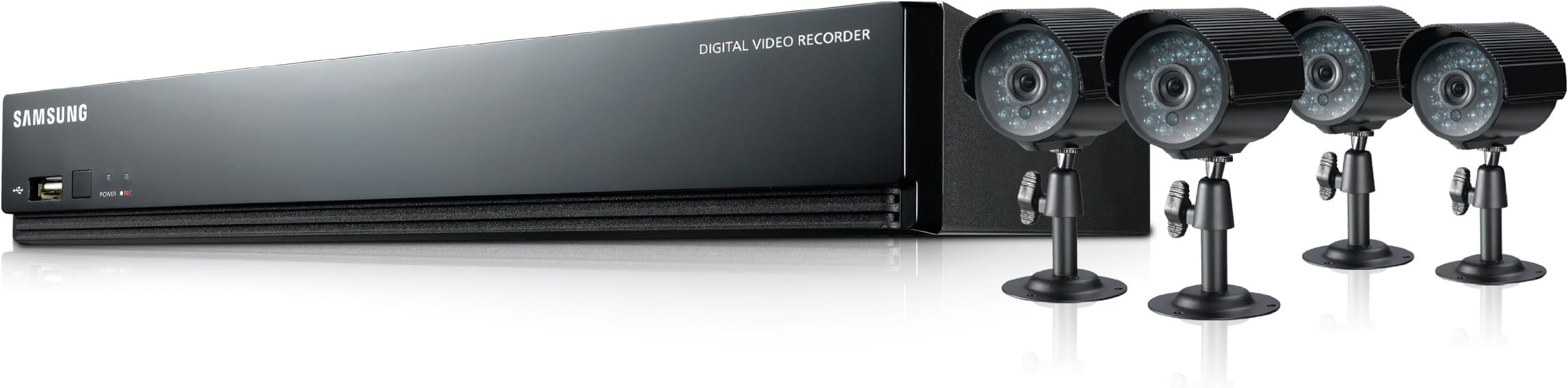 Samsung SDE-3004N 4 Channel DVR Security System with 500 GB HDD