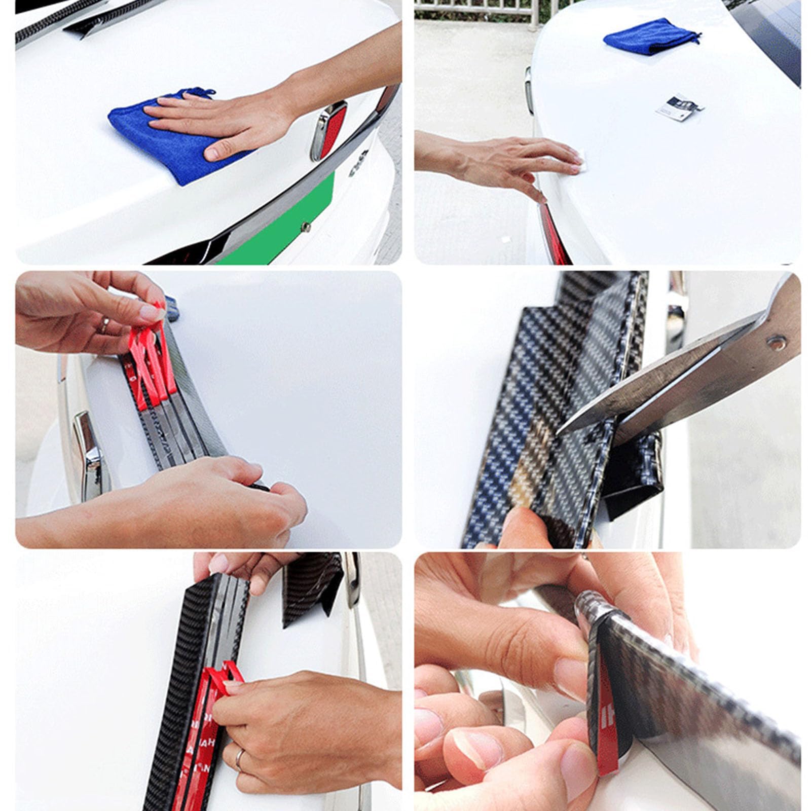 DASHENGFANG Auto Spoiler Posteriori per Alfa Romeo 159 Sedan 939 2006-2012 Alettone Posteriore Tuning Parte Baule Posteriore Coperchio Ali Parti Styling Carrozzeria,Carbon Fiber Pattern