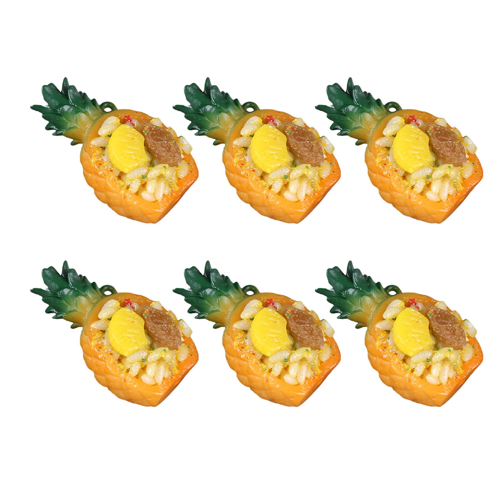 Elnwnnkc Simulation Pineapple Fried Rice Model Realistic Chinese Food Artificial Fried Rice Model for Display, Decoration Kitchen Decoration