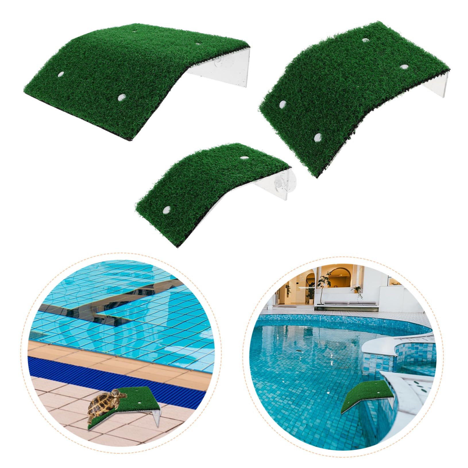 HEMOTON 3stücke Pooltierrettungsfluchtrampe Ausstiegsrampe Für Kleintiere Aus Pools Teichleiter Für Wildtiere Poolausstieg Für Tiere Sicherheitsrampe Für Hunde Rettungsrampe Für Tiere Klet