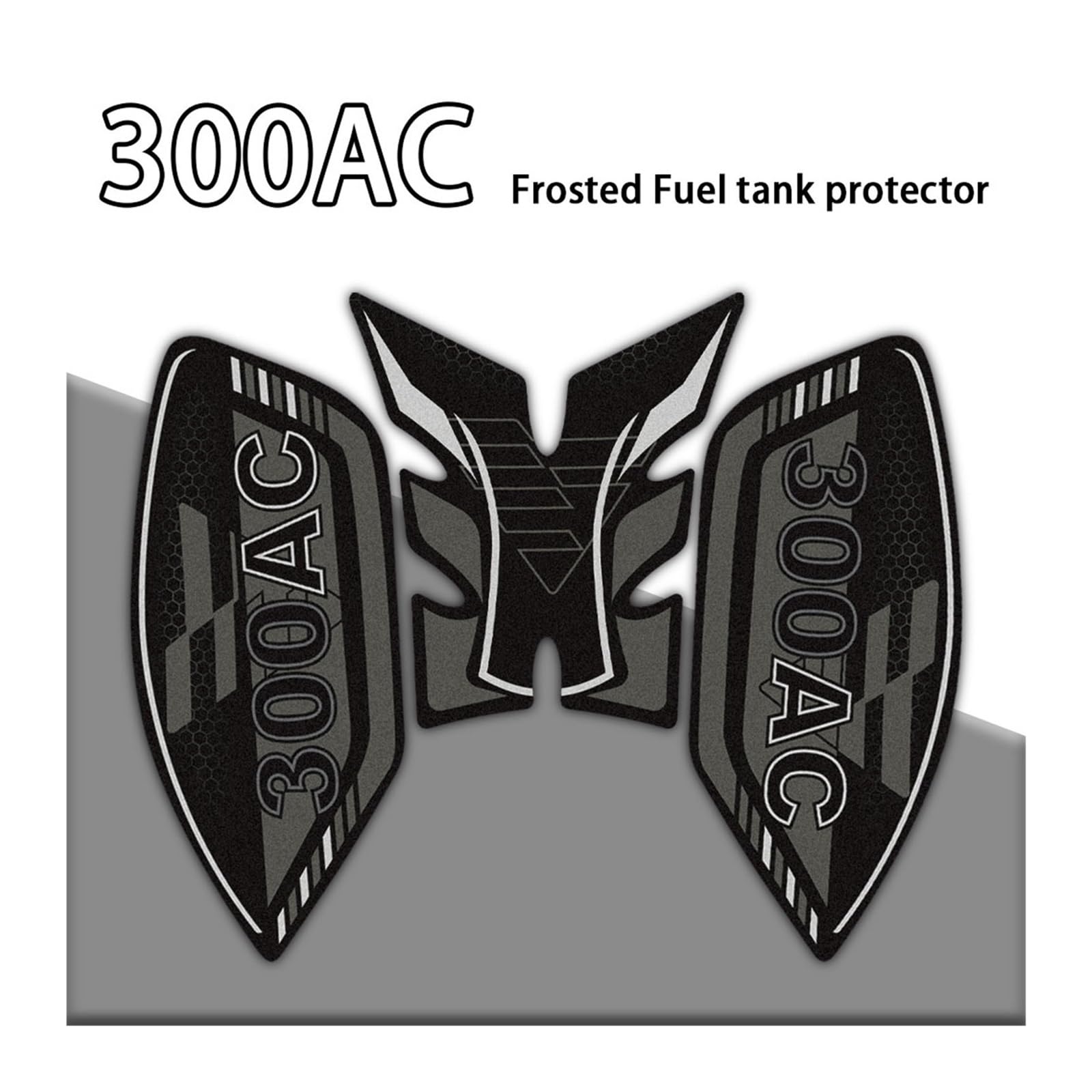 YHBH Adesivi Serbatoio Moto Racing Protector Decalcomanie Accessori Impermeabili per LONCIN VOGE 300ac Traction Pad(3)
