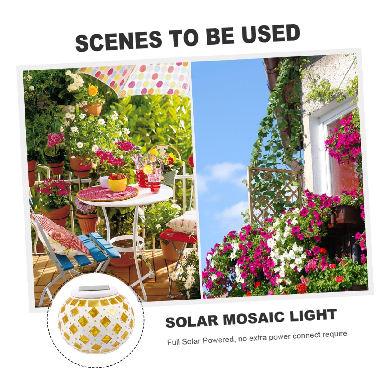 Lanterna Solare da Tavolo per Esterni Lampada LED da Giardino con Ricarica Solare Automatica Decorazione per Patio Balcone e Sentieri