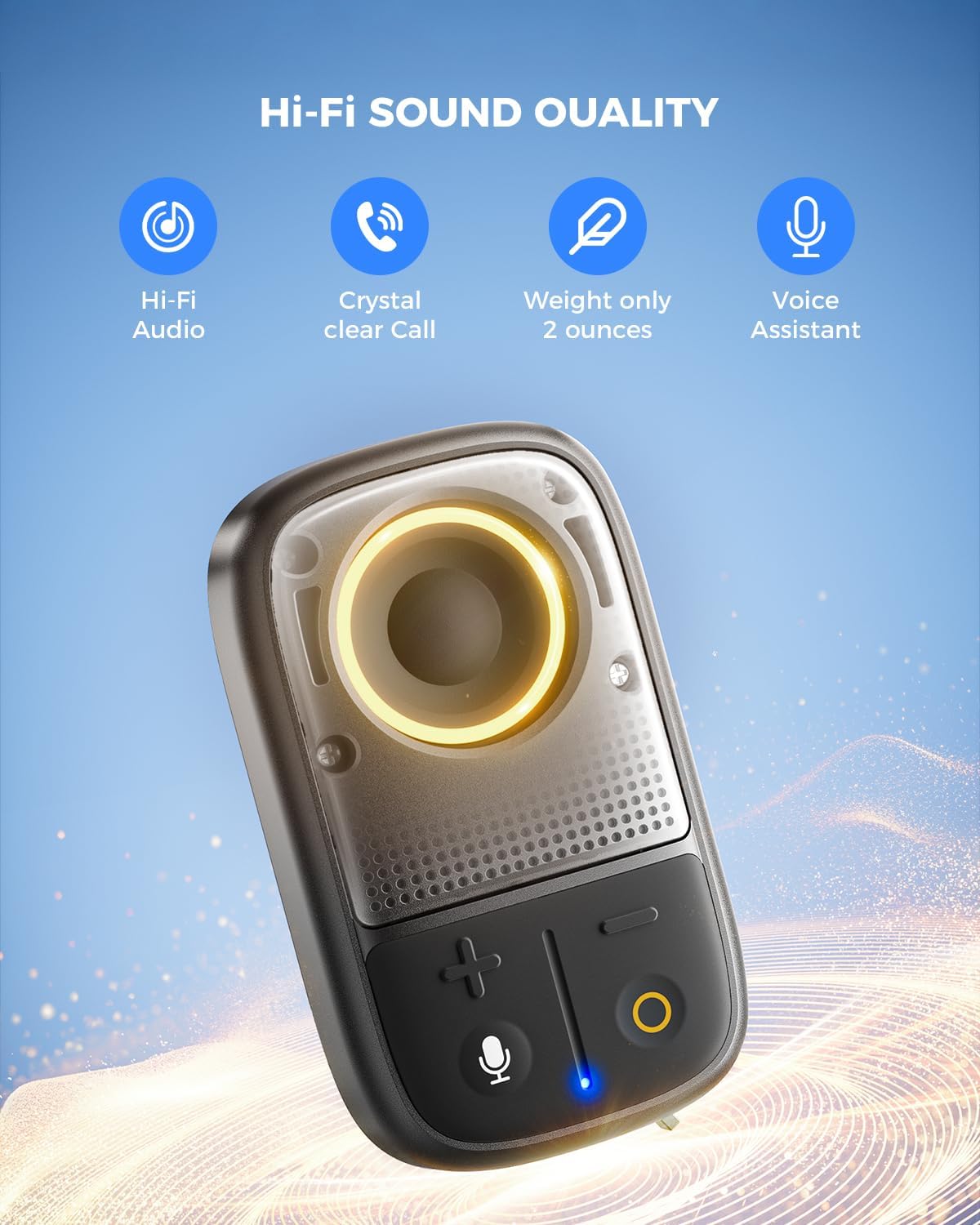 SUPERONE (Updated Version) Wearable Bluetooth Speaker with Voice Assistant & Mic, IPX7 Waterproof Clip-on Portable Speaker, TWS Pairing, Up to 30H of Play, for Outdoor Golf Work Pool 3 71XCF1betaL. AC SL1500