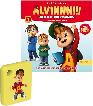 Audio Tokens Alvinnn and the Chipmunks - Talking Teddy Bear and 5 More Episodes - Audio Game for Kids Ages 6+ Playing Time Approx 80 min
