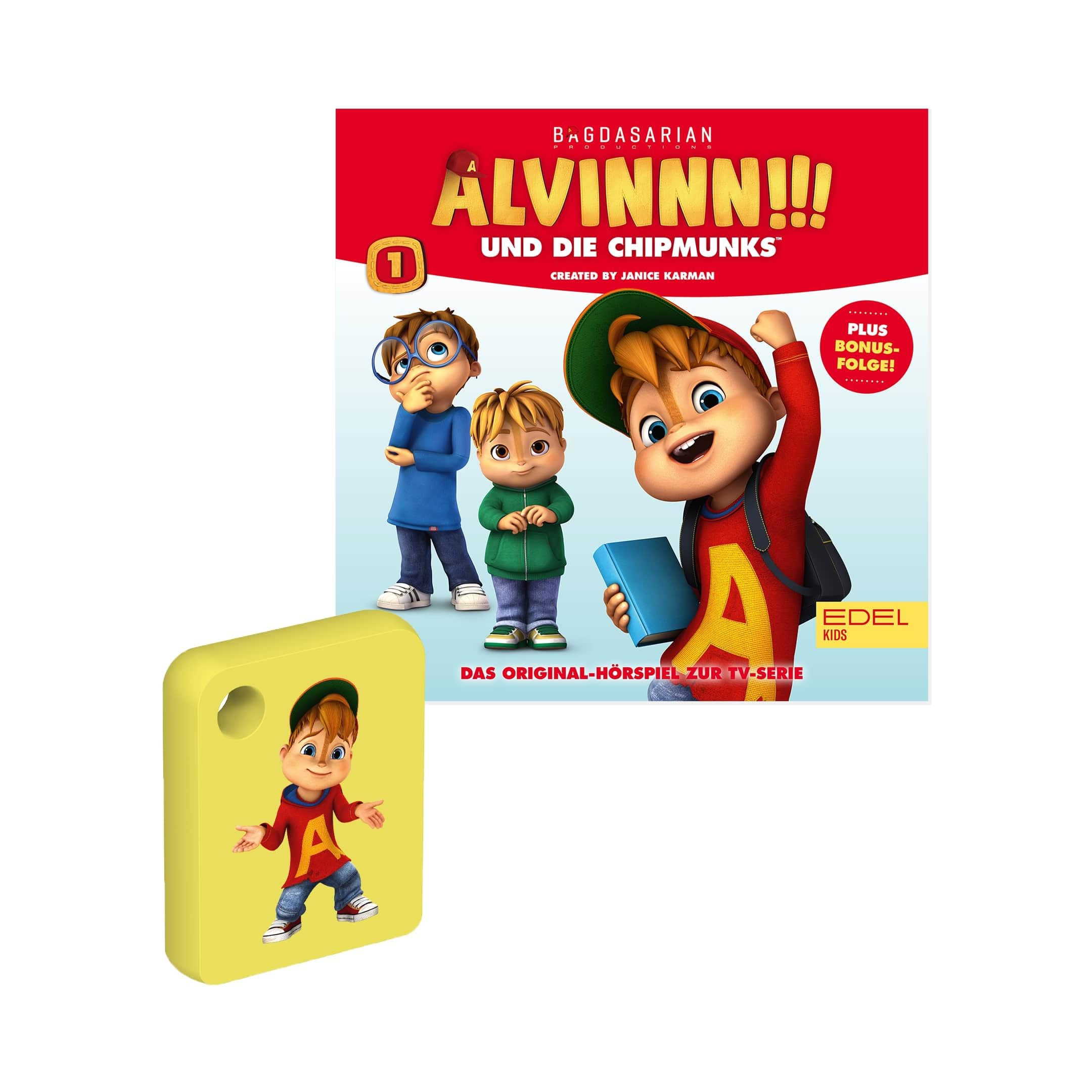 Galakto Audio Token: Alvinnn!!! e i Chipmunks – L'orsacchiotto parlante & 5 altri episodi, gioco per bambini dai 6 anni in su, tempo di gioco circa 80 minuti