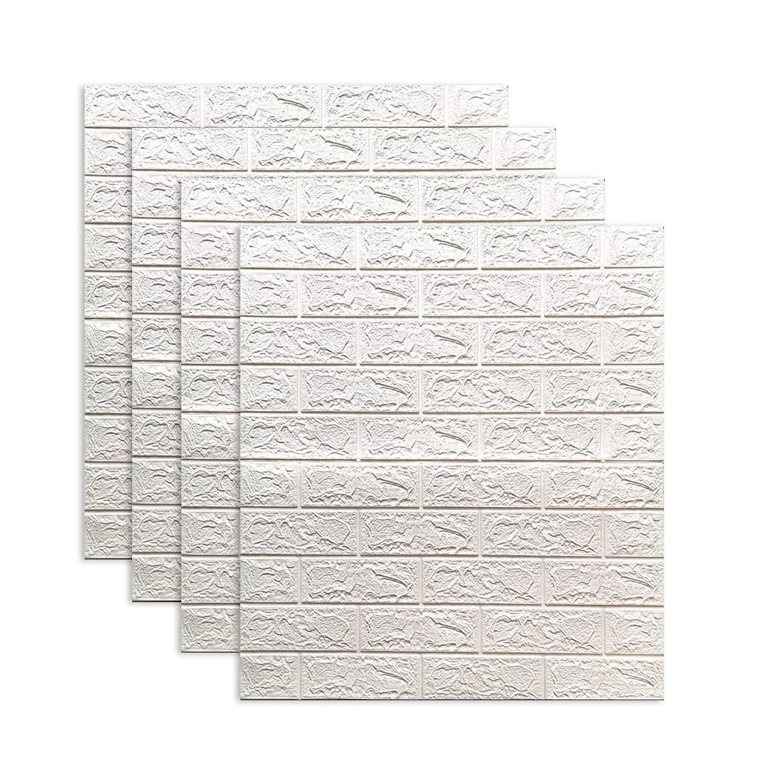 Wembley Self Adhesive Wallpaper for Wall Bedroom Wall Sticker Room Decoration Wall Tiles for Living Room Total Area Coverage -22.5 Square Feet) - 6mm 4 Pcs. - White (B09FFFBXN6) Amazon Price History, Amazon Price Tracker