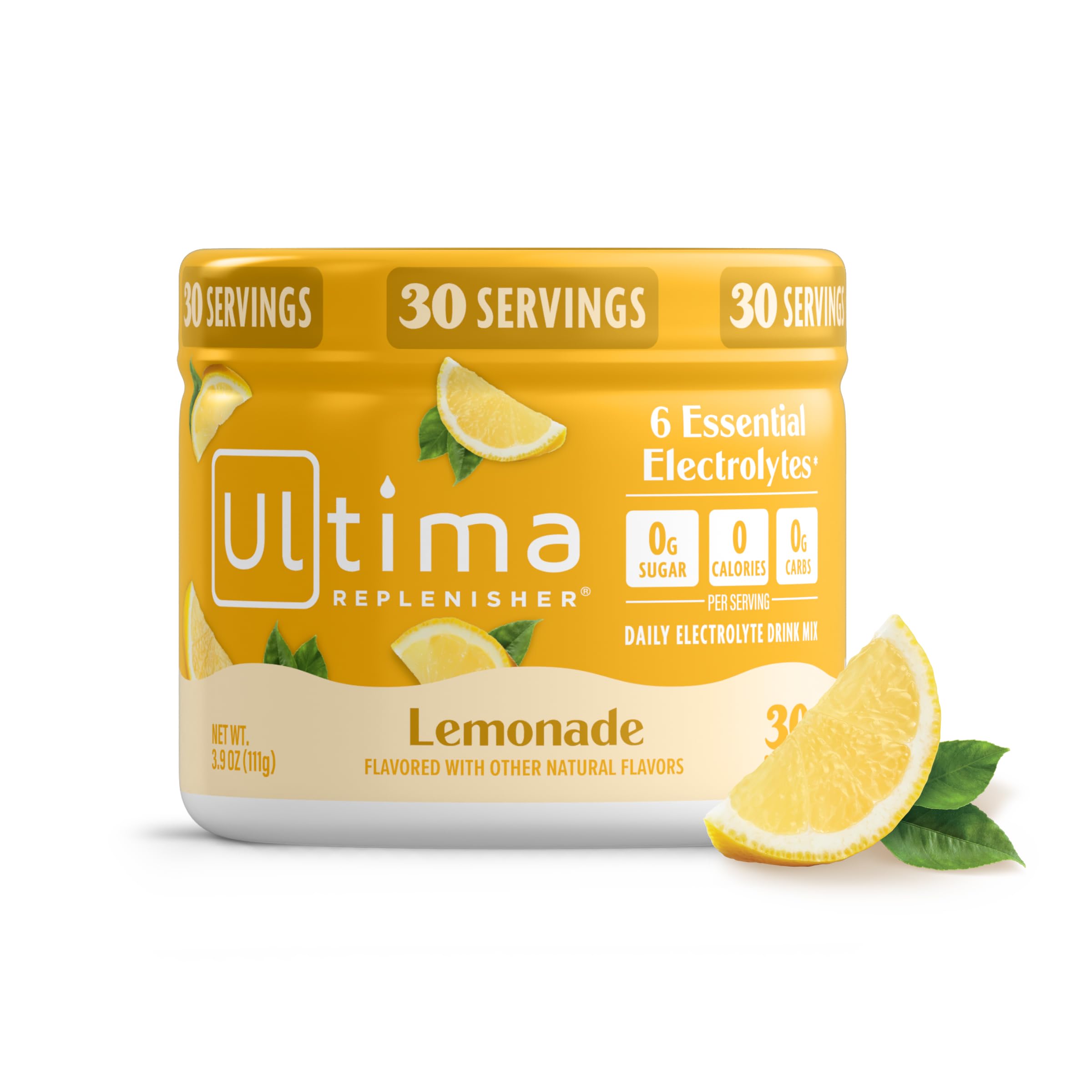 Ultima Replenisher Raspberry Electrolytes Powder, 30-Serving Canister — Amazon image 18
