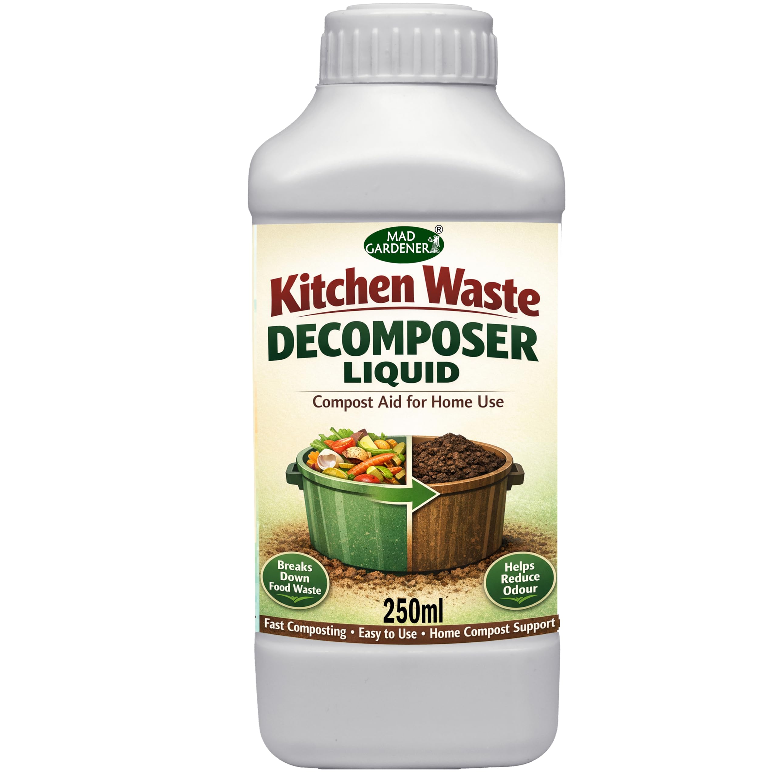 Kitchen Waste Decomposer Liquid 250ml for Home Composting, Easy Dilute & Spray Use, Suitable for Bucket, Bin and Balcony Setup-image-13