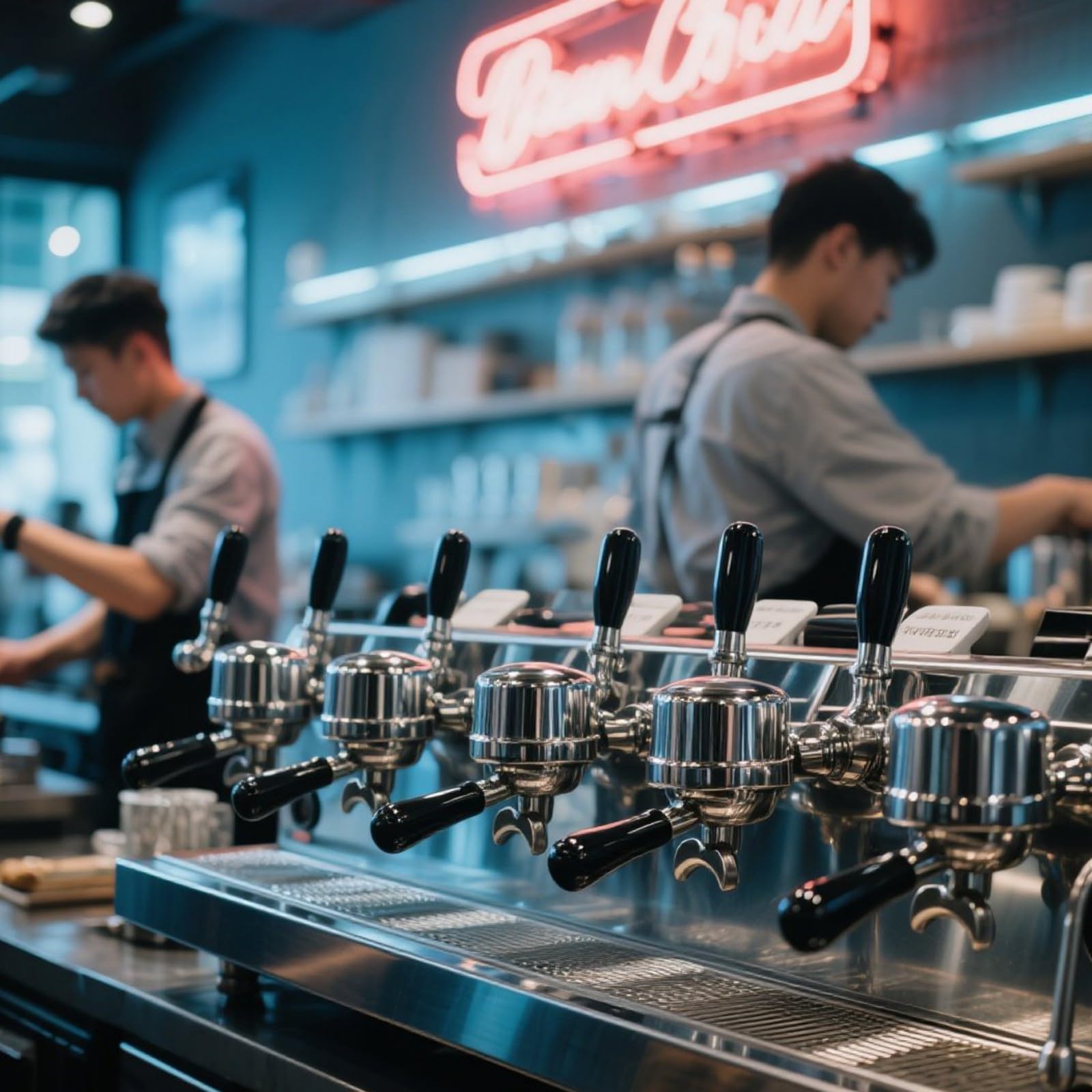 Multifunktionale Espresso-Tamperstation mit Aufbewahrungsboden für Baristas, Kaffee-Zubehör, quadratisch, Schubladen-Stile