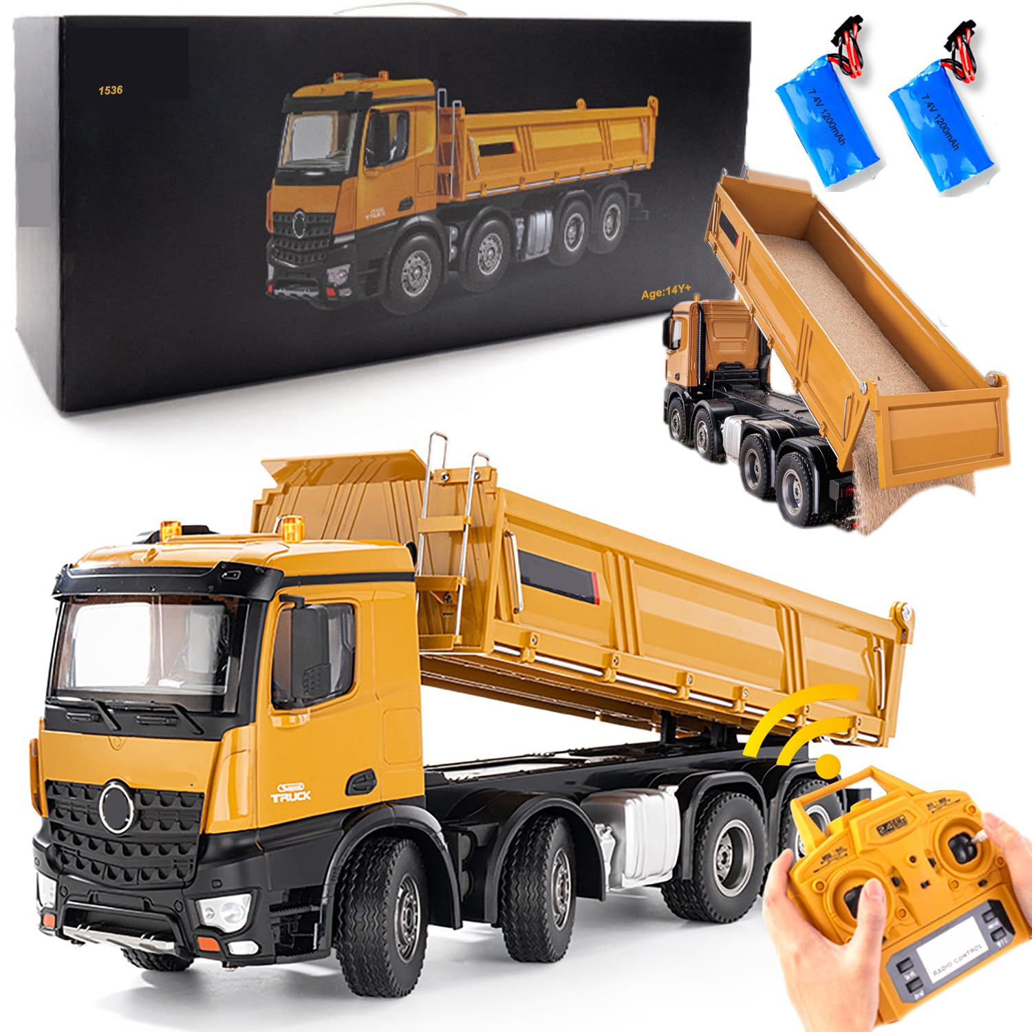 Amazon.com: Ssccgym 12-Channels 20-Inch Remote Control Dump