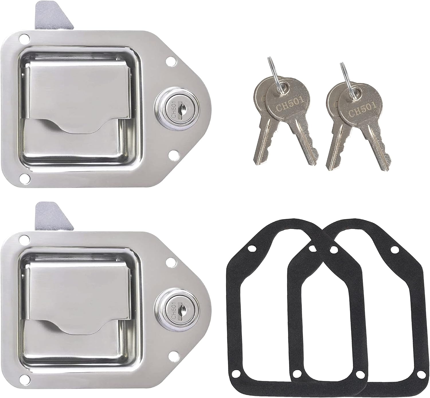 ESRKHOW Truck Tool Box Lock Replacement, Stainless Steel