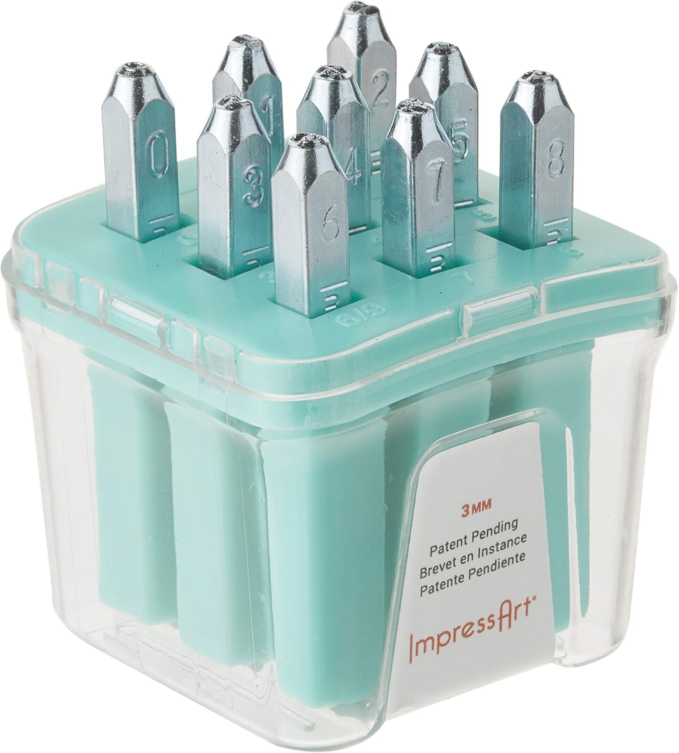 ImpressArt Juniper Number Metal Stamps Set by ImpressArt Metal Stamps