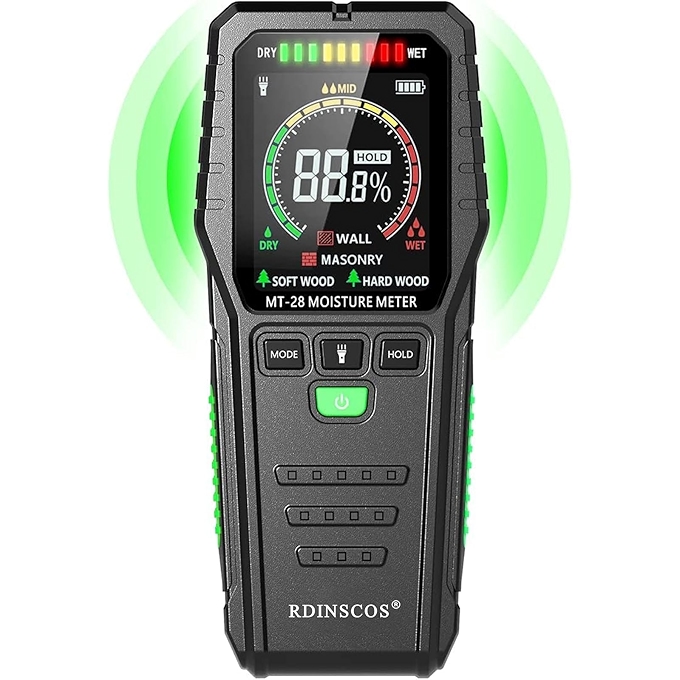 无针木材湿度计 墙壁湿度传感器 数字湿度测试仪