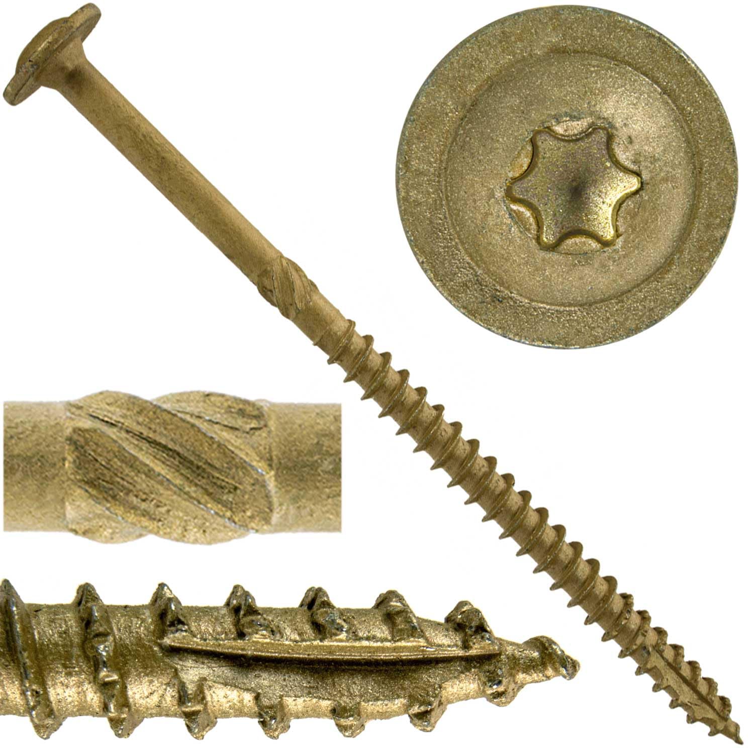 Jake Sales Lag Screws #14 x 1 - 100 Count -27