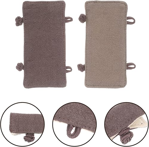 Miniatura 2 de UPKOCH 2 fundas de mango de tetera vintage de tela con asa caliente para ollas, fundas antideslizantes para mango de utensilios de cocina para