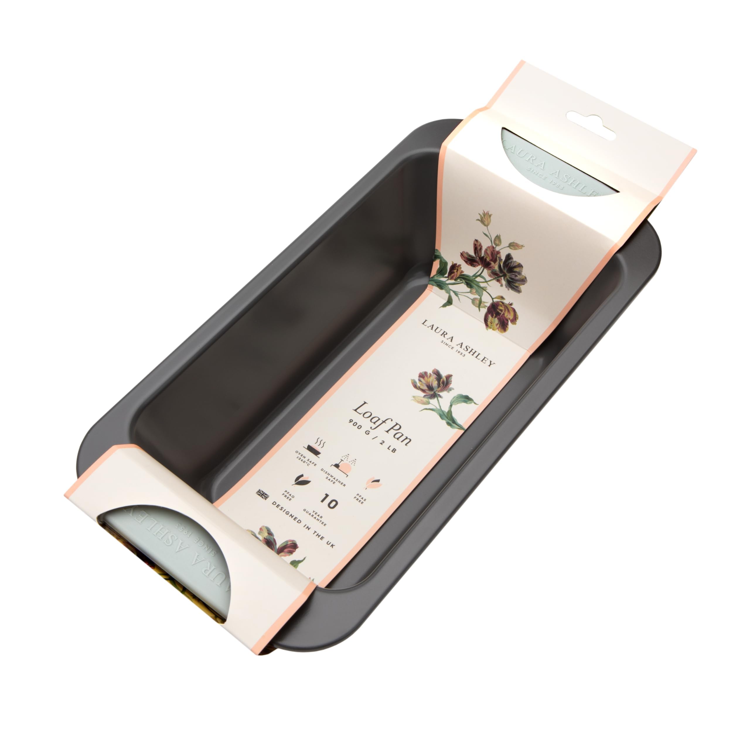 Laura Ashley Non-Stick Loaf Tin 2 LB, Dishwasher Safe, Oven Safe Loaf Tin, Freezer Safe, Bakeware - Image 2