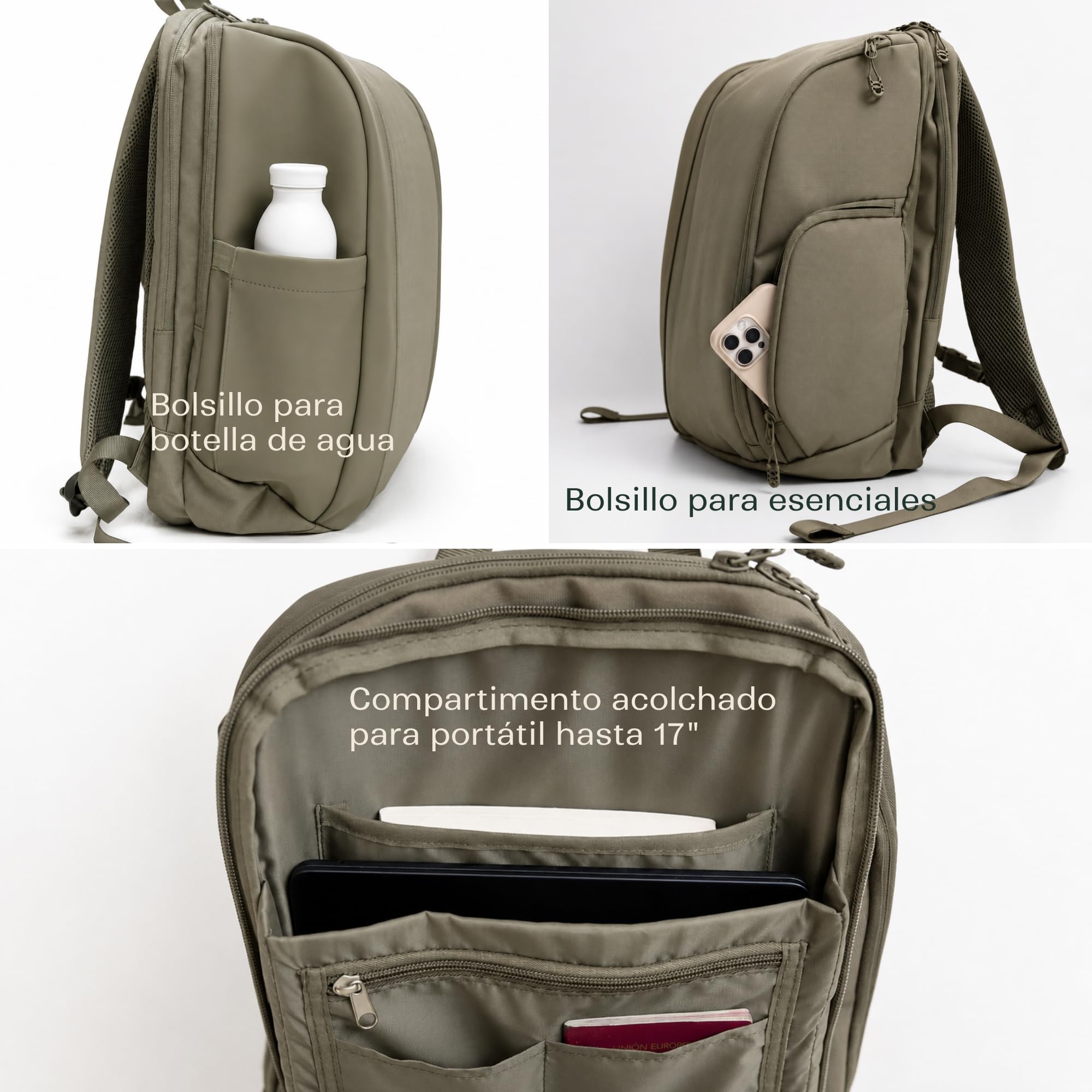 SVOLTA Mochila Deporte Hombre y Mujer - Mochila Padel, Tennis, Pickleball - Bolsa para Raquetas, Gimnasio, Escolar Resistente al Agua