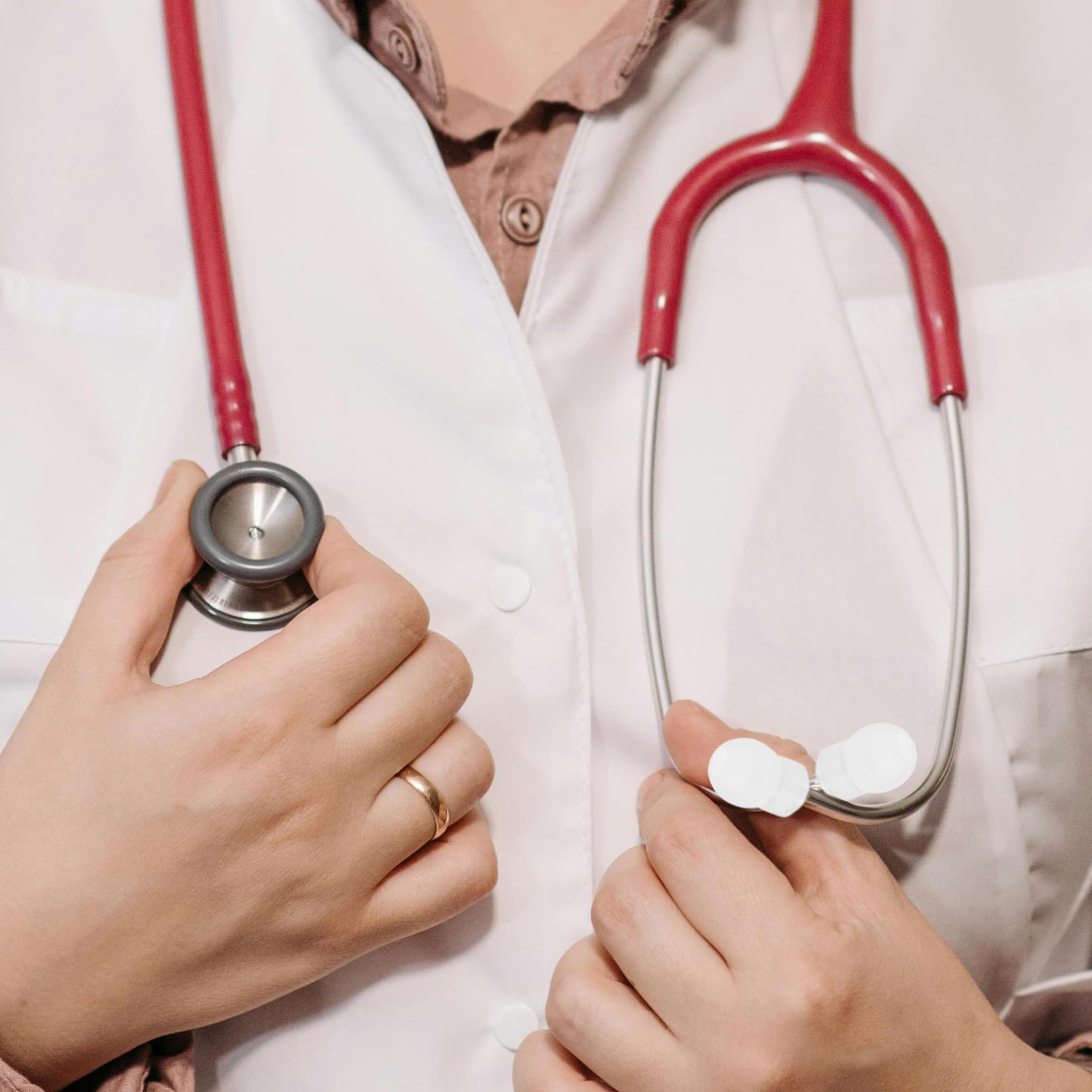 5 Set Di Punte Auricolari Di Ricambio Per Diaframma Per Accessori Di Ricambio Per Diaframma Copertura Per Pellicola Per Diaframma Parti Per Parti Di