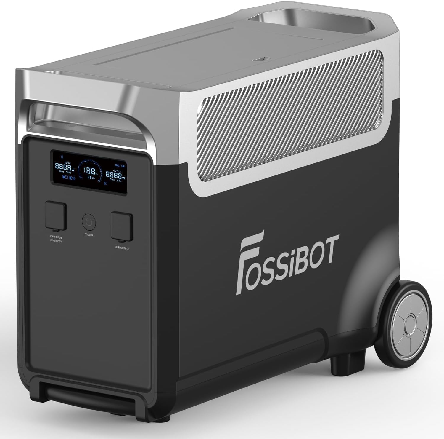 Bateria dodatkowa FOSSiBOT FB3840, akumulator LiFePO4 3840Wh do F3600 Pro, 6500 cykli, szybkie ładowanie