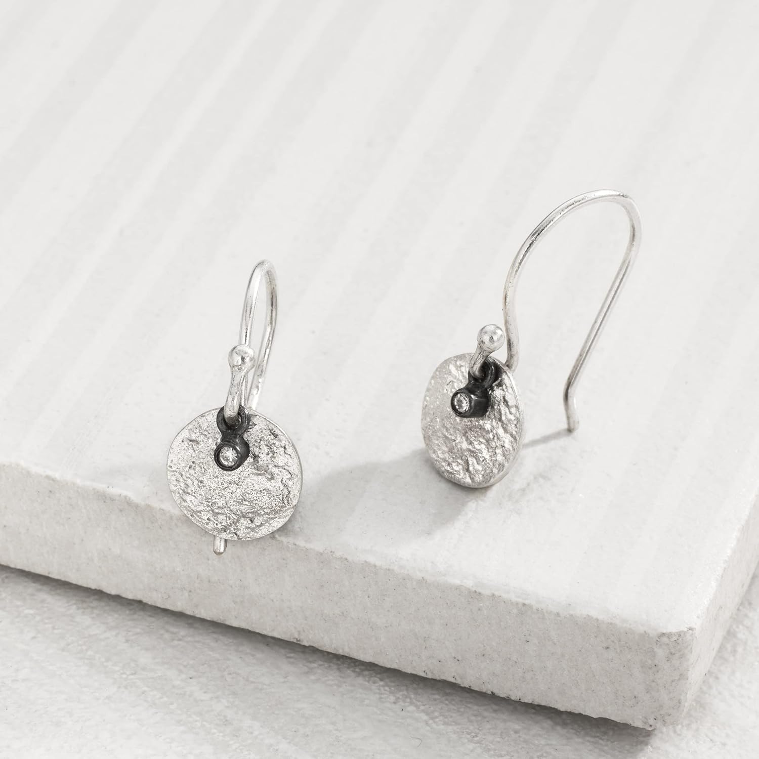 Silpada 'Mini Crystal Disc' Drop Earrings with Crystals in Sterling Silver - Image 8
