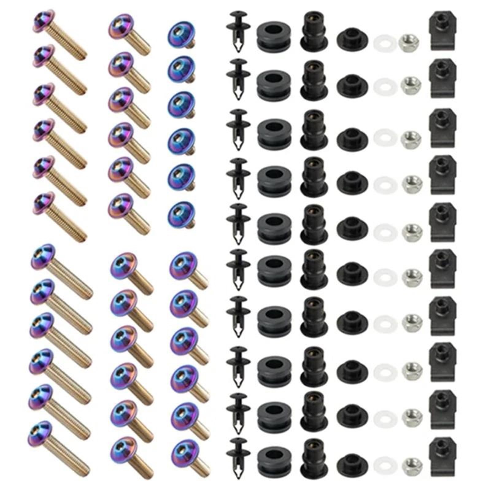 Kit de vis moto pour carénage complet CBR1000RR 2004 2005 Super Blackbird - 2