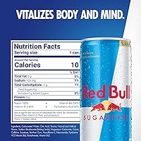 Vista 20 de Red Bull Bebida energética, sin azúcar, 8.4 onzas líquidas (paquete de 4)
