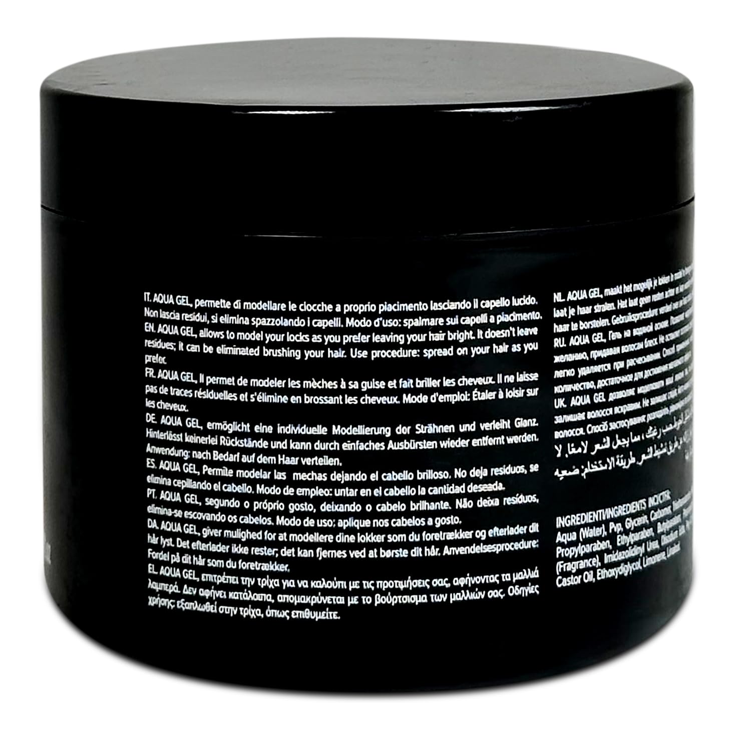Gel Fijador Efecto Mojado 500 ml (5 Unidades) | Fijación Extra Fuerte y Sin Residuos para Todos los Cabellos – Brillo Húmedo Duradero