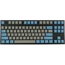 Leopold FC750RBT Bluetooth Grey/Blue PD TKL Double Shot PBT Mechanical Keyboard Cherry MX Black