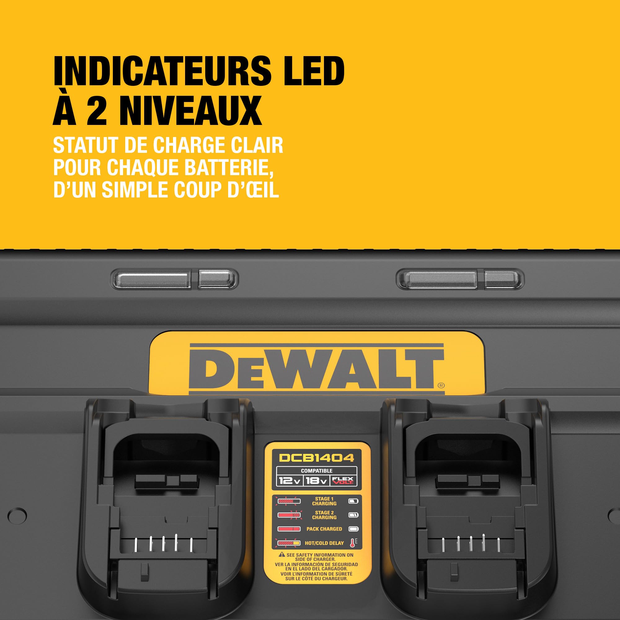 DEWALT XR Chargeur QUADPORT 4A, DCB1404-QW
