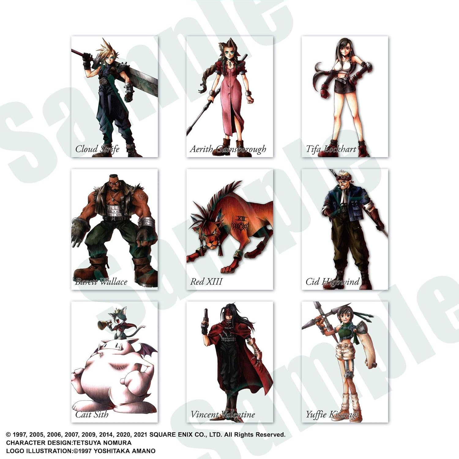 Final Fantasy VII: Anniversary Art Museum Card Set (20CT)