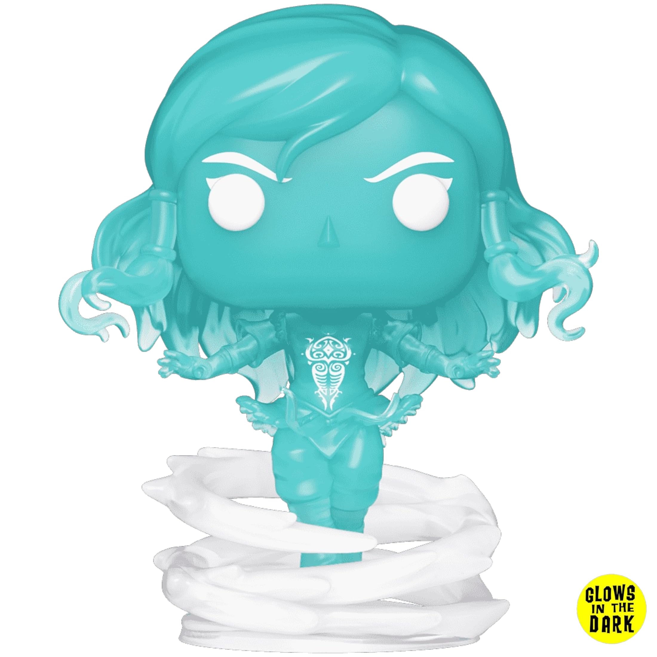 Funko Pop! Digital Korra Spirit Vinyl-Figur, The Legend of Korra, Glow in The Dark, NFT Legendary Exclusive, #404, 9,5 cm LE1800