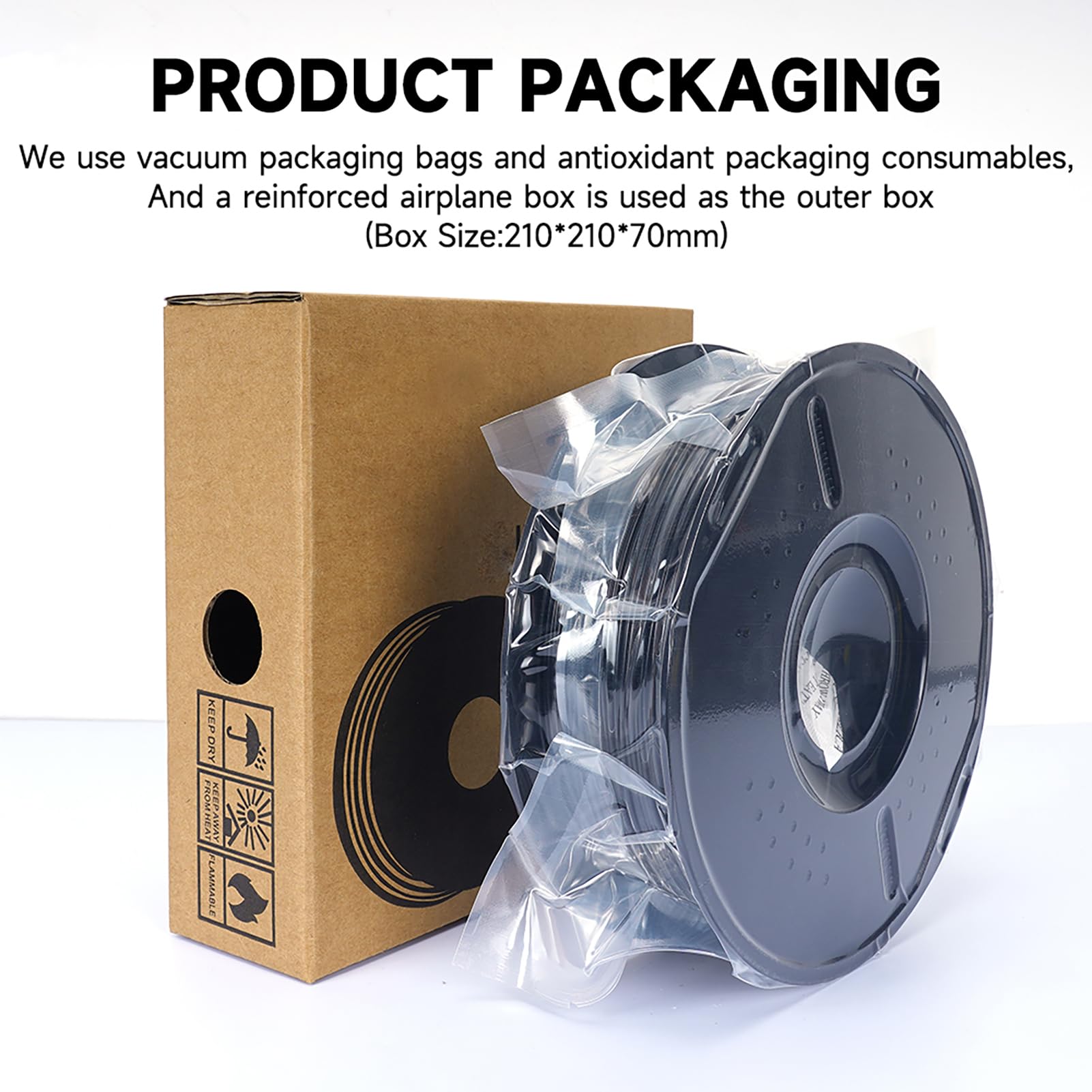 Filamento per stampante 3D PETG ad alta velocità Filamento per stampa iper da 1,75 mm Bobina da 1 kg (2,2 libbre) Precisione del materiale di stampa 3D ± 0,02 mm per la maggior (Gialla)