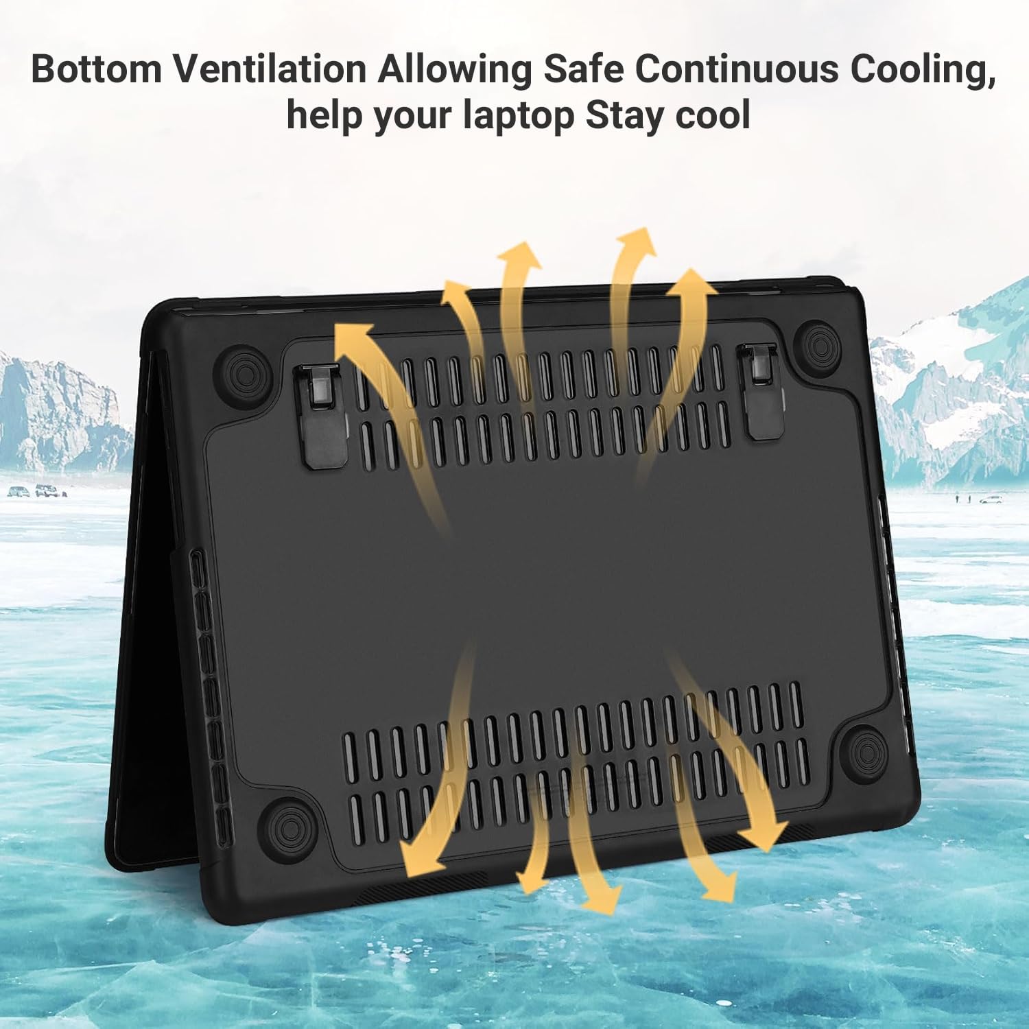 MOSISO Compatible with MacBook Pro 16 inch Case 2025, 2024-2021 M4 M3 M2 M1 A3403 A3186 A2991 A2780 A2485, Heavy Duty Hard Case with Fold Kickstand&Keyboard Cover&Screen Film&Type C, Black - Image 8