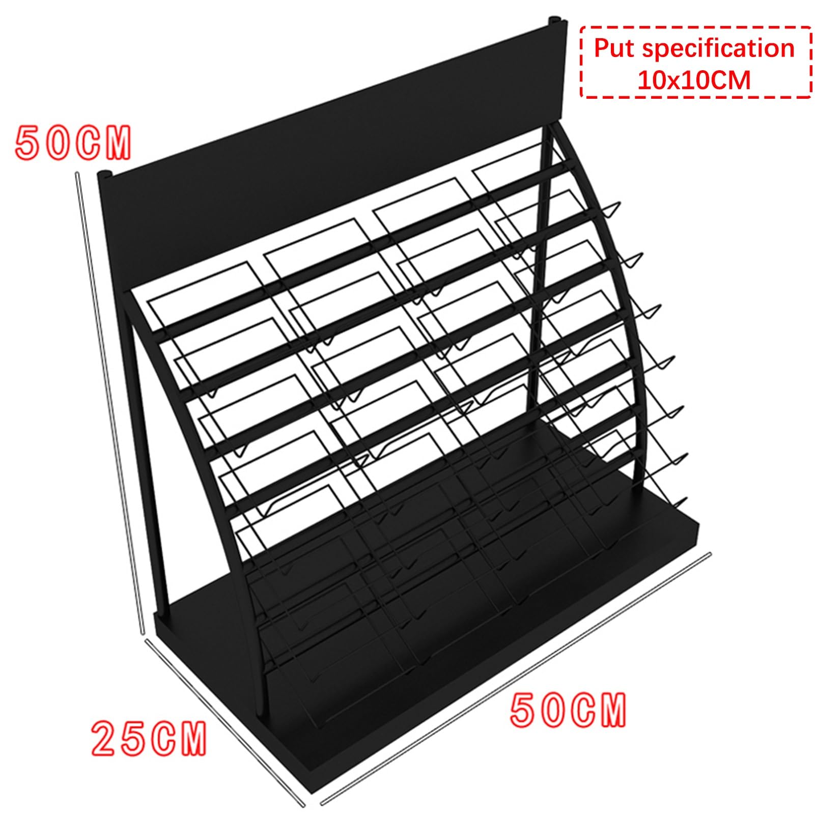 Espositore per Piastrelle in Ceramica per Sale Espositive e Negozi al Dettaglio - Scaffale Multistrato per Vetrina Prodotti