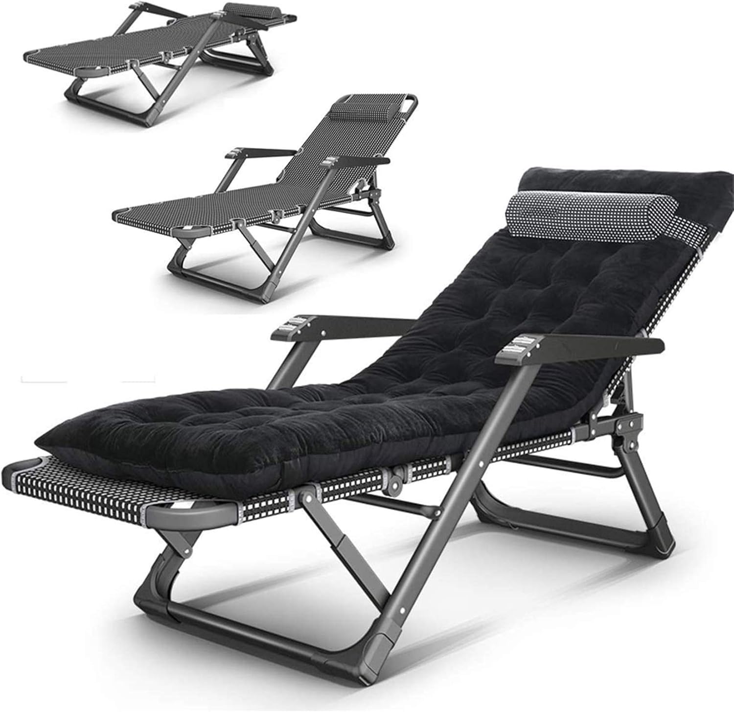 軽量家具折りたたみチェア - 折りたたみリクライニングチェア 夏 通気性 ランチブレイクチェア シングル サマーチェア スリーピング