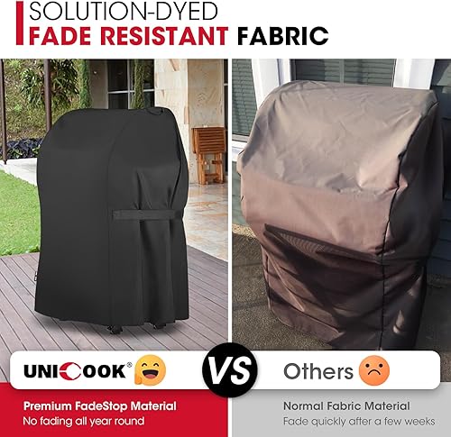 Miniatura 4 de Unicook Funda para parrilla de 30 pulgadas, resistente al agua de servicio pesado, 2 quemadores, cubierta pequeña para barbacoa, compatible
