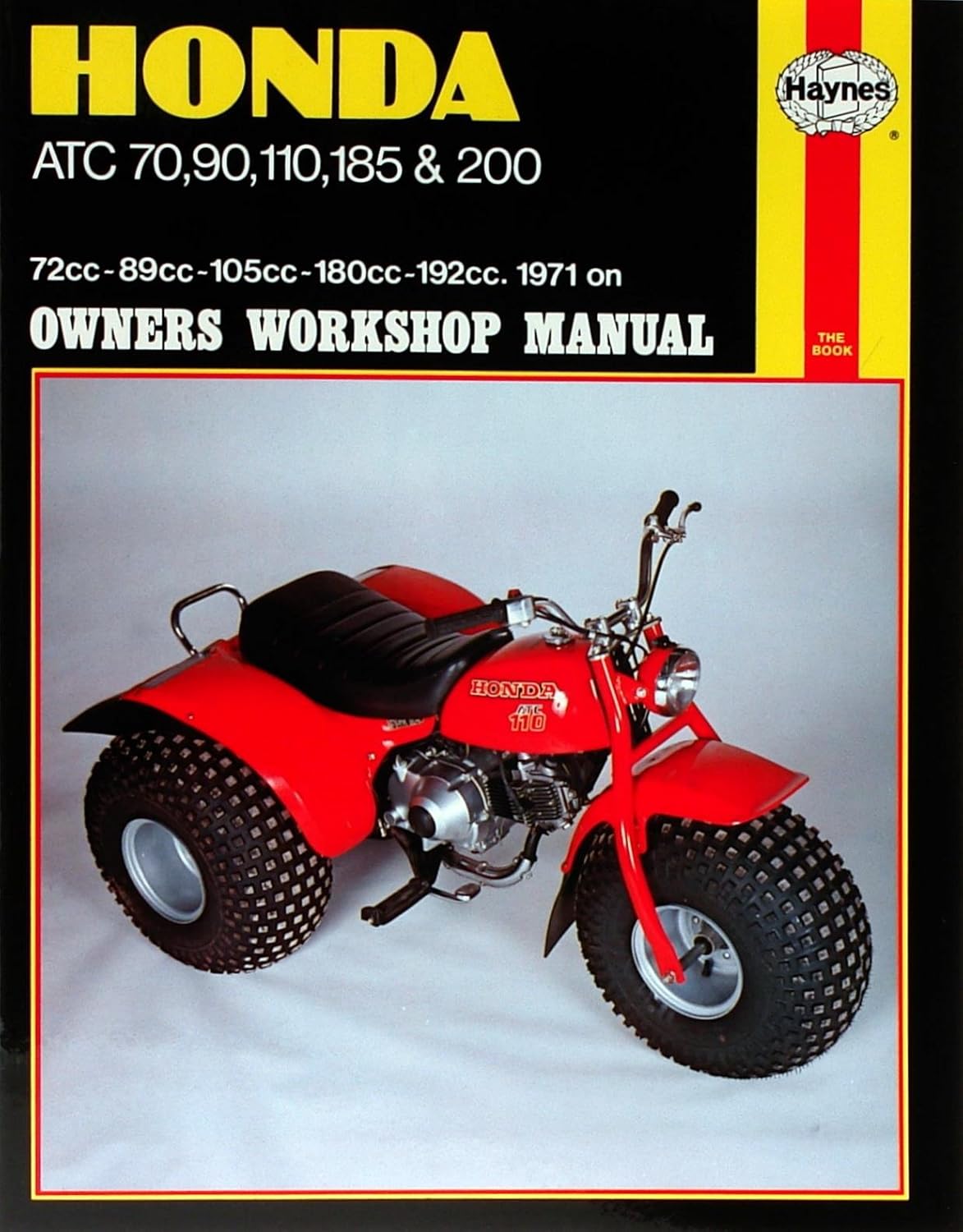 Haynes ATV Repair Manual 565 Honda ATC70, 90, 110, 185 & 200, 71-'82 (565)