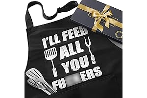 Funny Cooking Aprons for Men - Perfect for Christmas, Birthdays, and Fathers Day