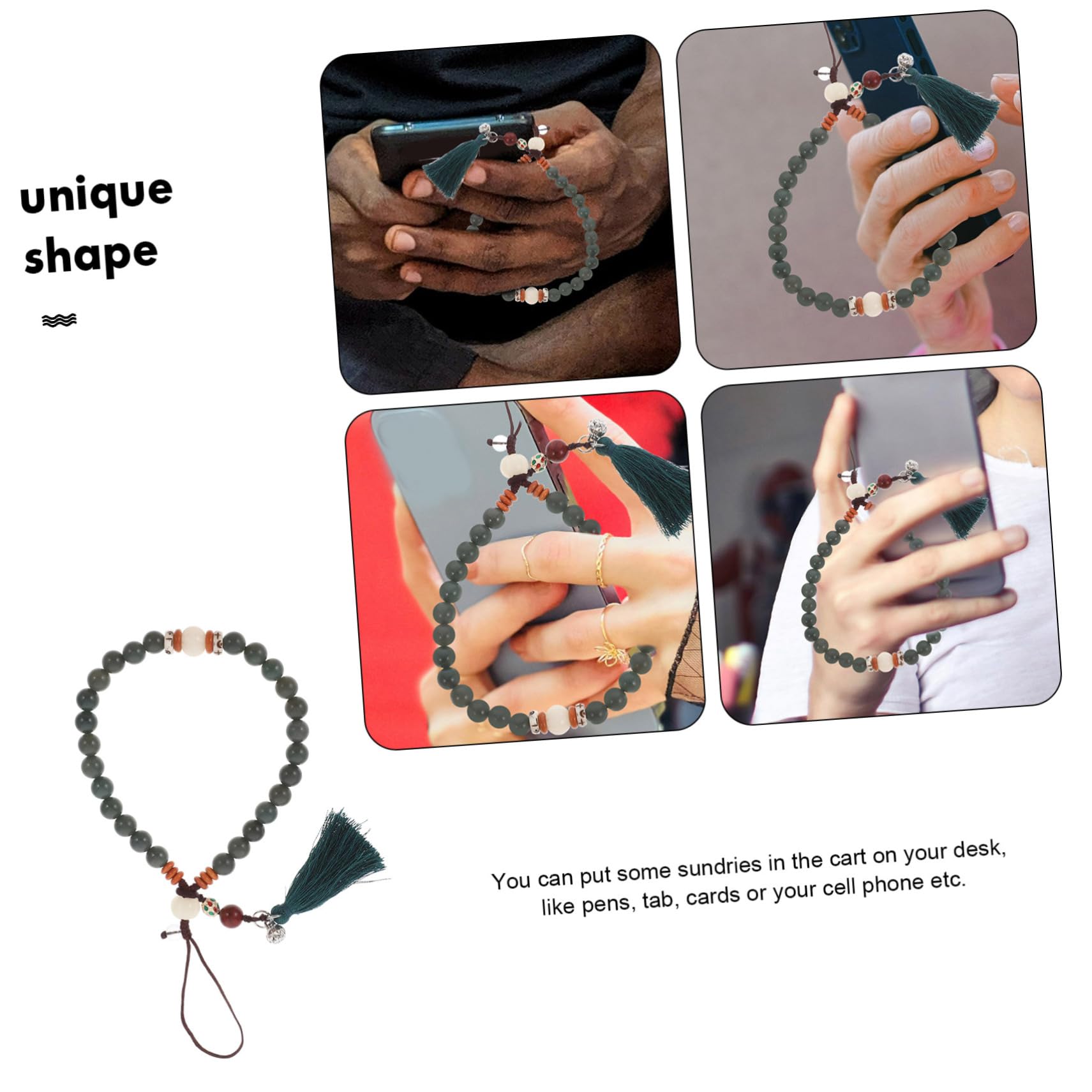 SHINEOFI Cinturino Retrò per Naturale Tracolla per Smartphone Design Vintage per Sicurezza e Stile per Donne e Regali