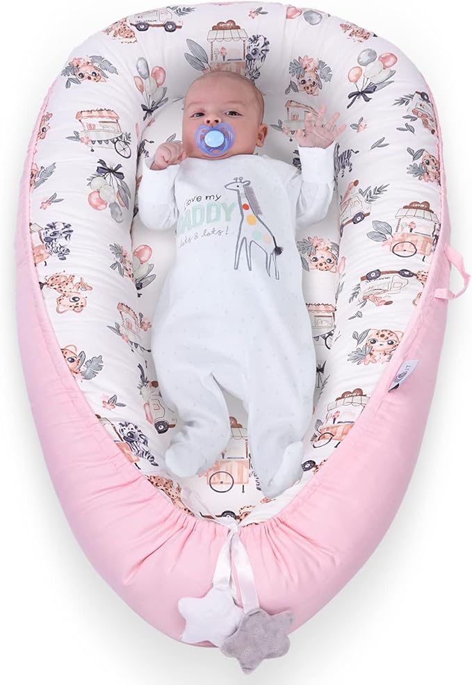 YGJT Baby Nest Pod for Newborn, Baby Lounger for 012 Months Boys Girls