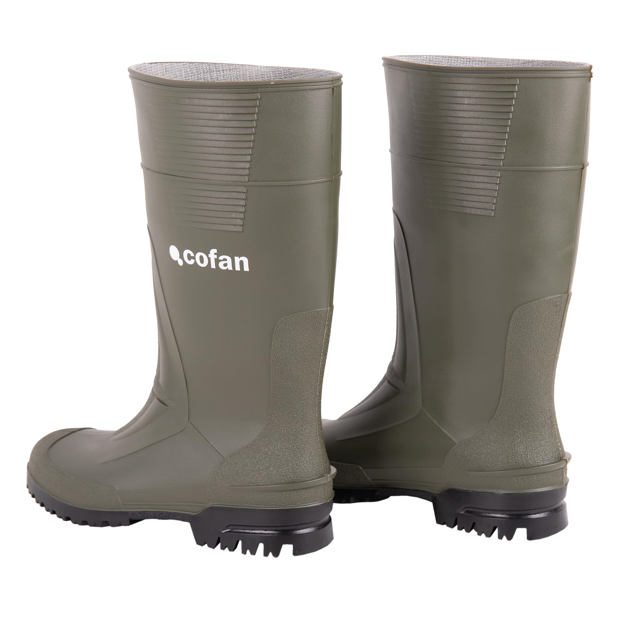 Botte De Pluie Haute Pvc Noir Taille