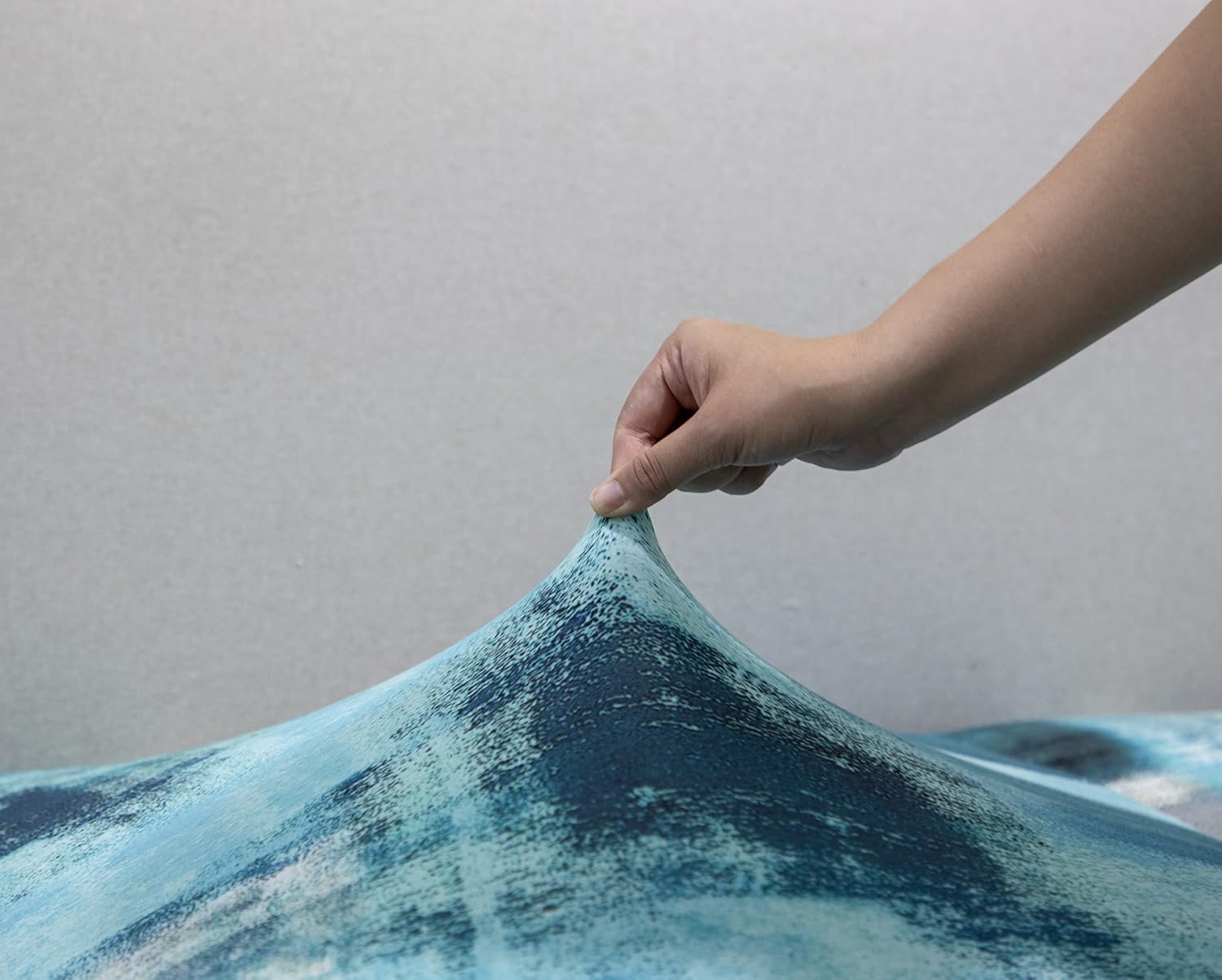 TOMWISH Chair Seat Cover for Dining Room Set of 4,Stretch Teal Chair Covers Washable Removable Turquoise Dining Chair Slipcovers Chair Seat Protector Decoration Wedding Banquet Dinner Kitchen Meeting