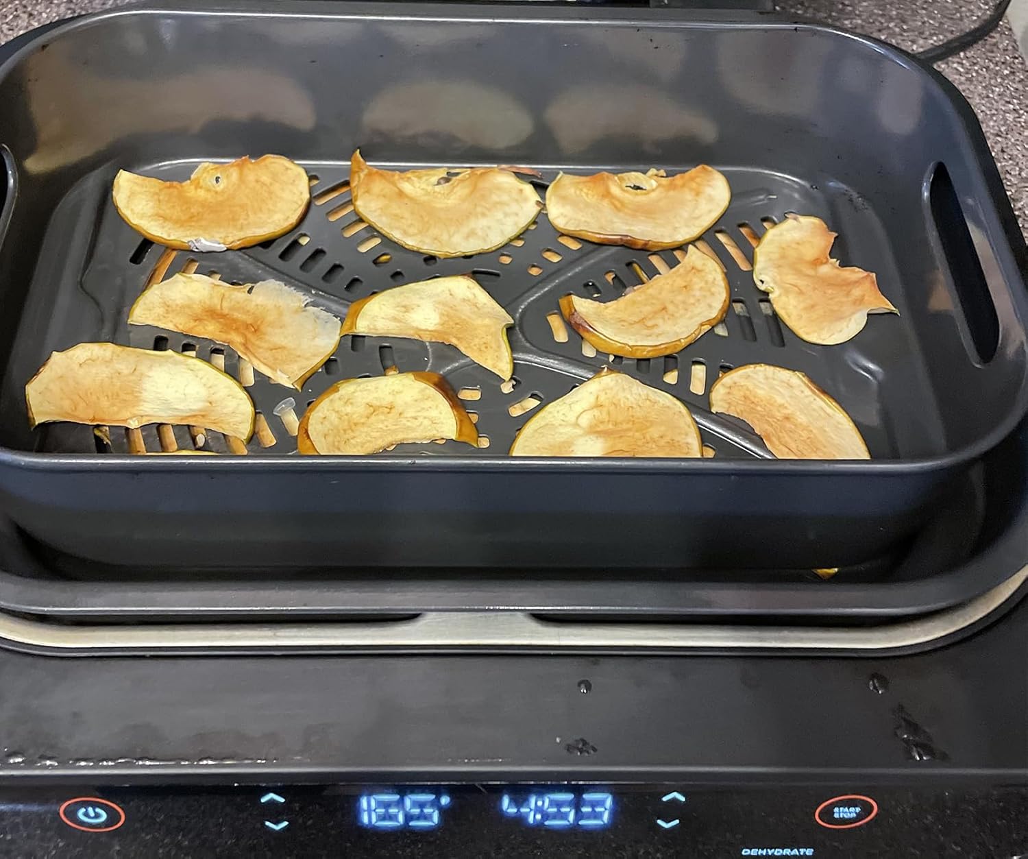 Foodi XL Grill Combo Crisper Basket for Ninja FG551 Foodi Indoor Grill, Non-Stick Air Fryer Basket for Ninja Air Fryer Grills DG551/DG651 Accessories, with 100 Packs Disposable Parchment Paper Liners