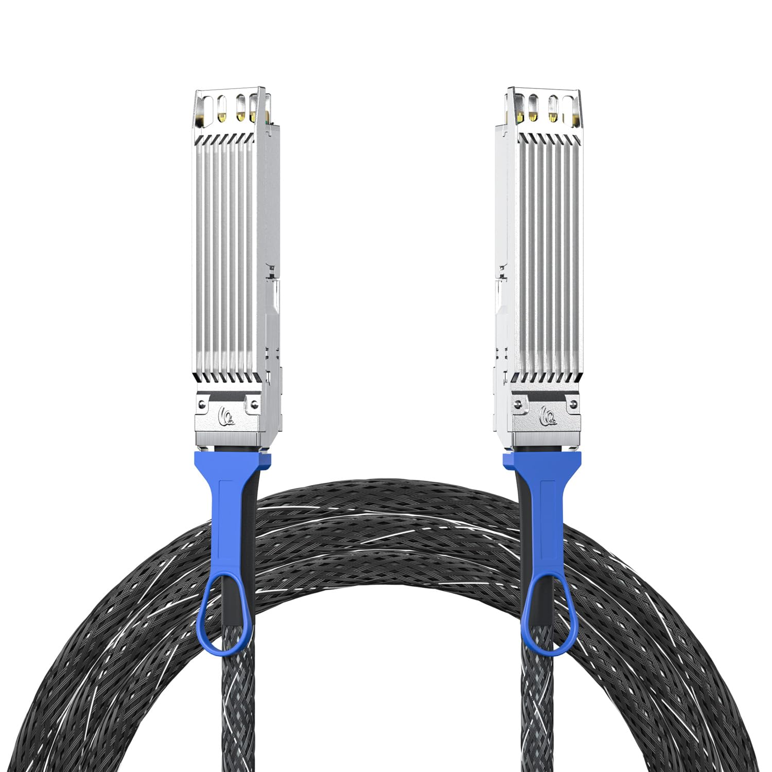 800 Gb/s OSFP DAC compatible con NVIDIA MCP4Y10-N002, 8 canales OSFP Fin-top a 800G Fin-top cable, NDR Infiniband y soluciones Ethernet
