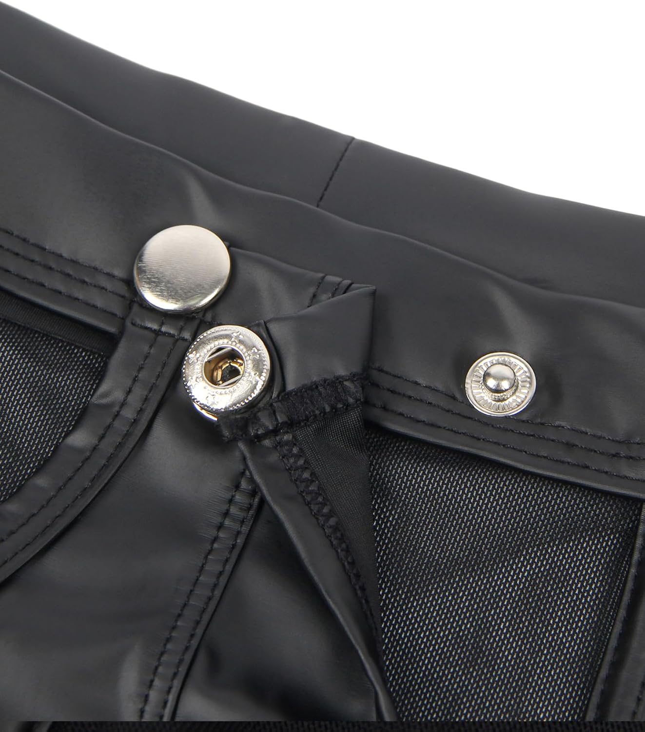 comeondear Mens Underwear Lingerie for Men Shorts Pants with Removable Pouch See Through Lace Boxer Briefs Erotic Clubwear - Image 5