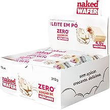 Naked Nuts Naked Wafer - Leite Em Pó Com Chocolate Branco (Display 12 Unid) -