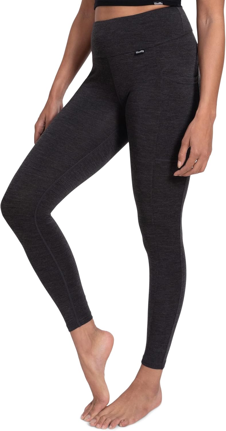 Women's Flex Merino Legging by Woolly | RWS Certified | Ultra-Soft, Breathable, Seattle Designed